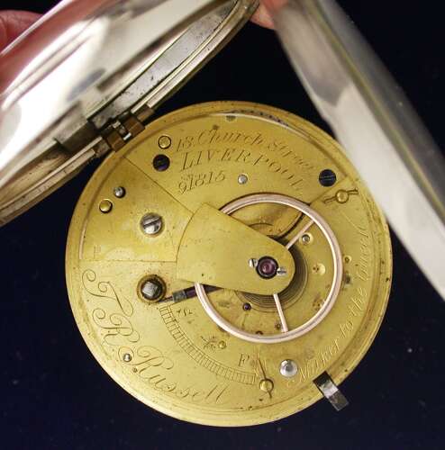 Silver Thomas Russel Pocket Watch 1887
