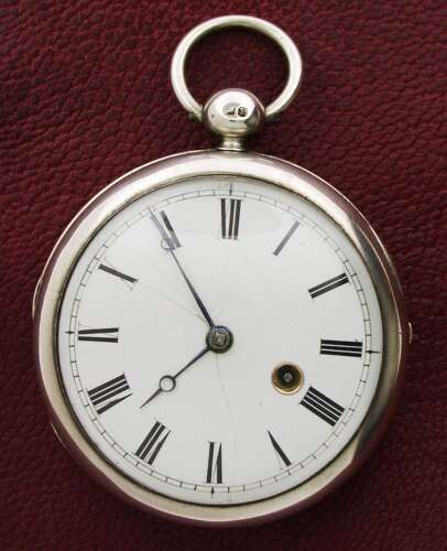 Silver Barwise Verge Pocket Watch Hallmarked 1830
