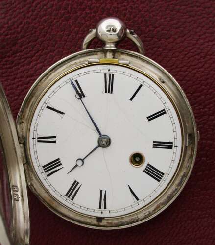 Silver Barwise Verge Pocket Watch Hallmarked 1830