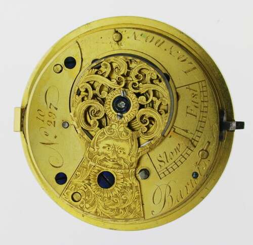 Silver Barwise Verge Pocket Watch Hallmarked 1830