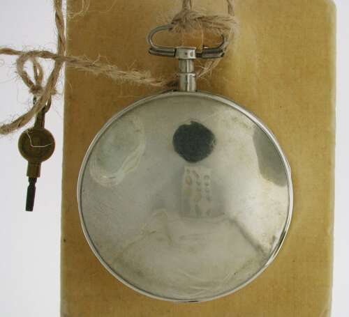 Silver Verge Painted Dial Girardier L’Aîné French Pocket Watch Circa 1800