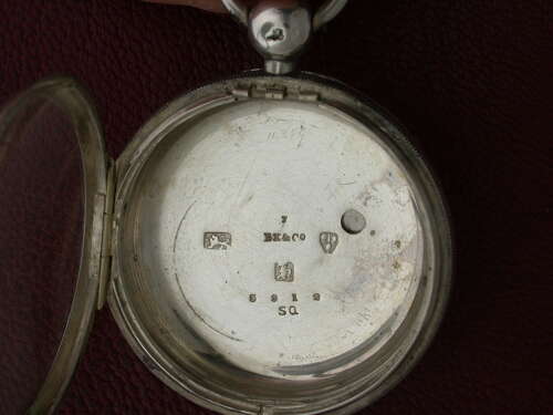 Silver Slow Beat English Lever Fusee by James Carter Patent Thomas Yates Hallmarked Cheste