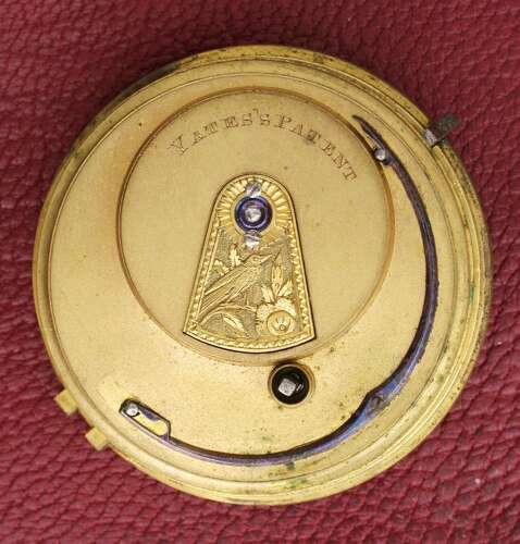 Silver Slow Beat English Lever Fusee by James Carter Patent Thomas Yates Hallmarked Cheste