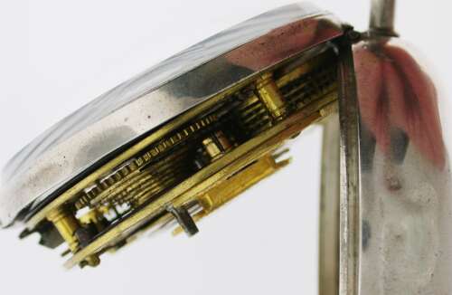 Pair Case English Verge Repousse Hallmark London 1792