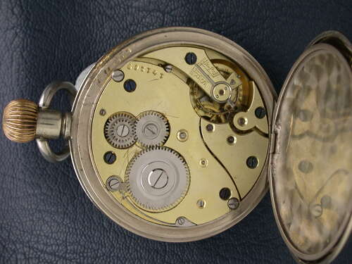 Rare W. Ehrhardt London Military Mark IVA 8-Day Pocket Watch circa 1920s