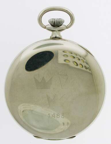 Unique Swedish Military Steel Pocket Watch 1942