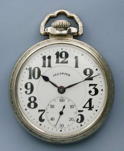 American Illinois Steel Railway Bunn Special Pocket Watch - USA 1923