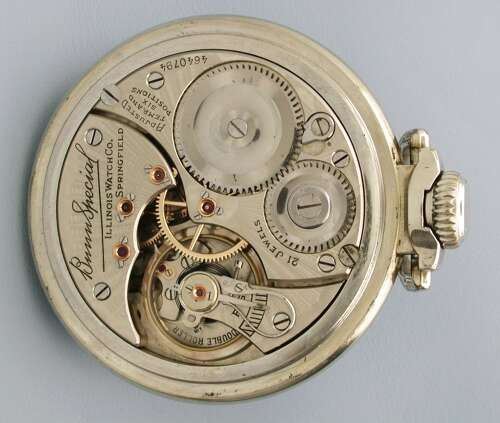 American Illinois Steel Railway Bunn Special Pocket Watch - USA 1923