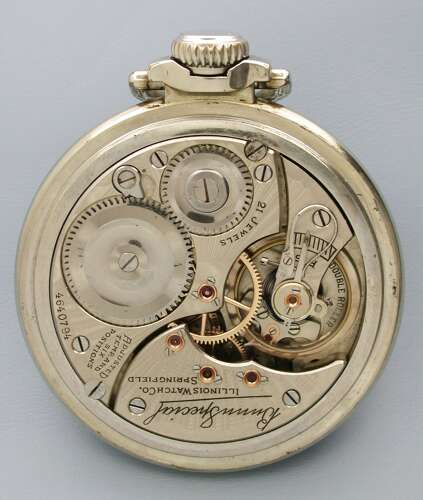 American Illinois Steel Railway Bunn Special Pocket Watch - USA 1923