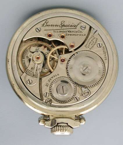 American Illinois Steel Railway Bunn Special Pocket Watch - USA 1923