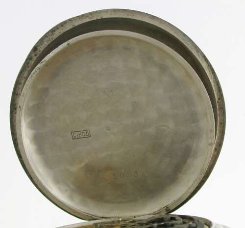 Rare Unic Silver 0.800 Four colour Chronograph Pocket Watch C.1928