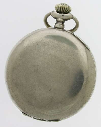 Rare Unic Silver 0.800 Four colour Chronograph Pocket Watch C.1928