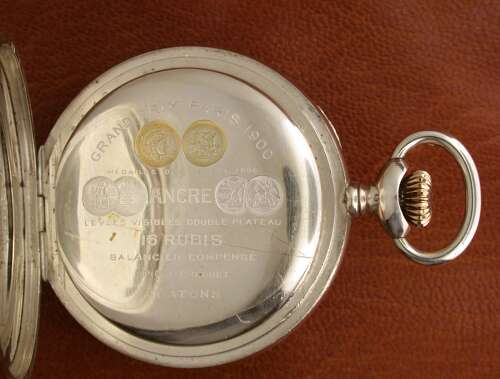 Zenith Silver 0.800 Open Face Pocket Watch Swiss Circa 1930