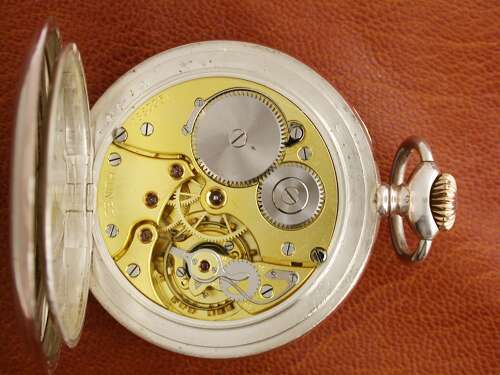 Zenith Silver 0.800 Open Face Pocket Watch Swiss Circa 1930