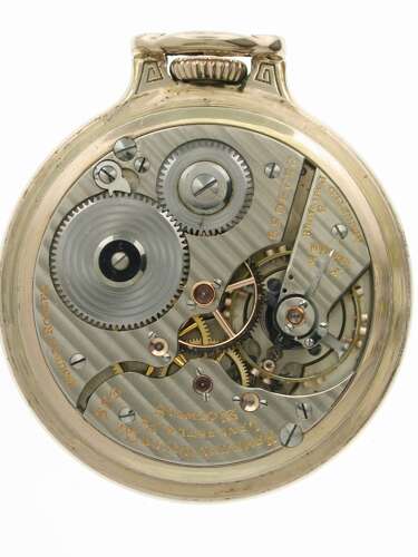 Hamilton 10K Gold-filled Railroad Model Pocket Watch - USA circa 1915