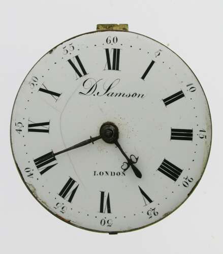 Rare Silver Pair-cased Samson with Silver Dust cover Pocket Watch - London Circa 1800