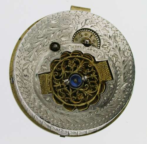 Rare Silver Pair-cased Samson with Silver Dust cover Pocket Watch - London Circa 1800