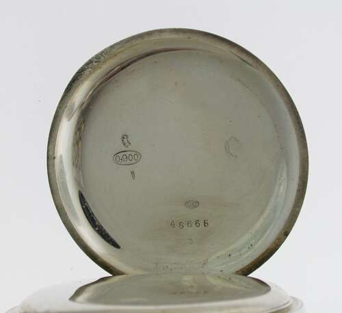 Rare Silver 0.900 Four colour Chronograph Pocket Watch C.1928