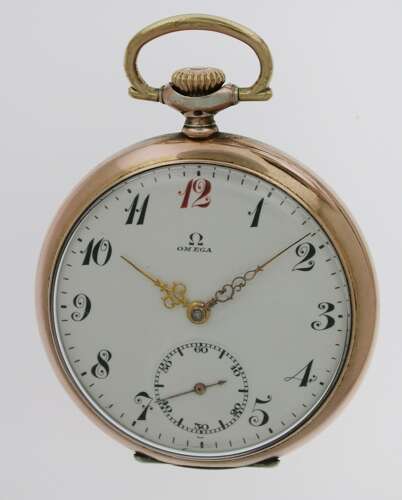 Omega Silver 0.800 Pocket Watch Swiss 1925