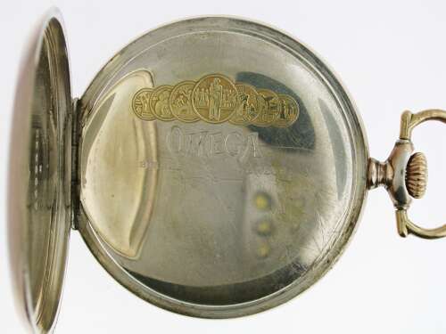 Omega Silver 0.800 Pocket Watch Swiss 1925