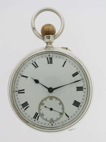 Silver R.J. Barfoot & Co English Pocket Watch  Hallmarked London 1905 